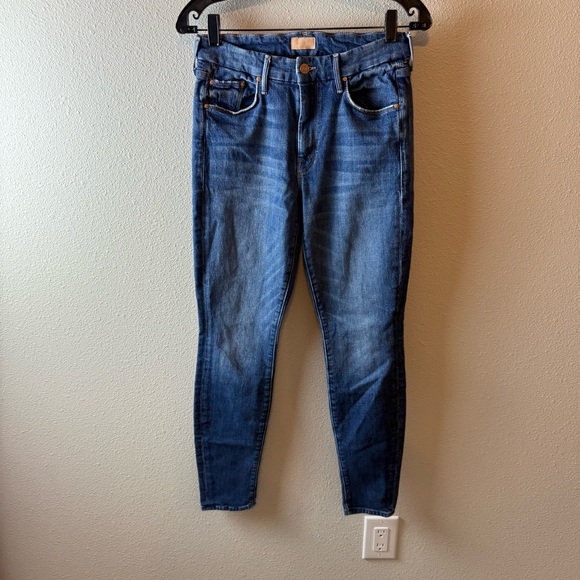 MOTHER The Looker Skinny Jeans Where Is My Mind? Denim Women’s Size 27 - Picture 3 of 16